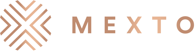 MEXTO golden logo horizontal